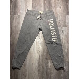 Y2K Hollister Gray Jogger Sweatpants Womens Size Large Loungewear